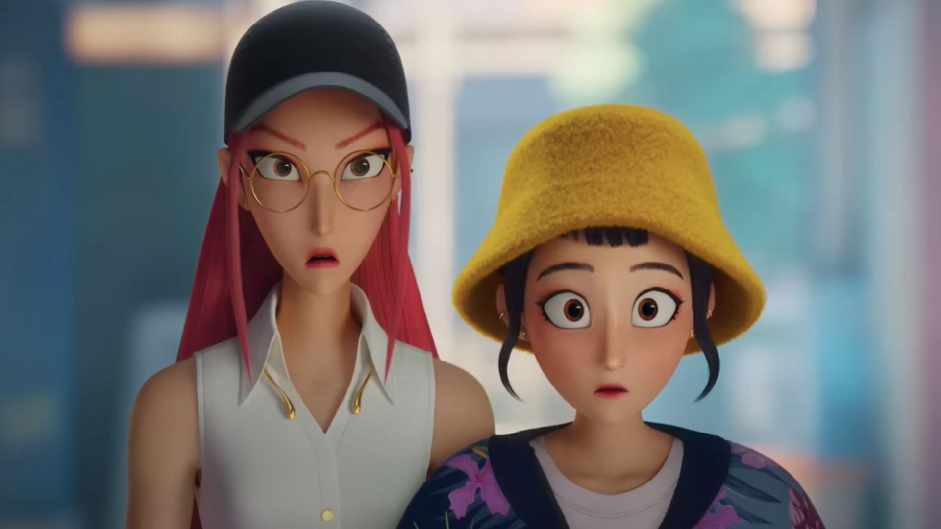 Mira and Zoey are voiced by May Hong and Yoo Ji-young, respectively (Image via YouTube/Netflix)